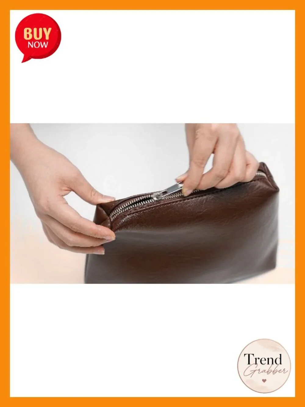 Large Vegan Leather Hobo Tote Bag with Inner Pouch for Work Casual